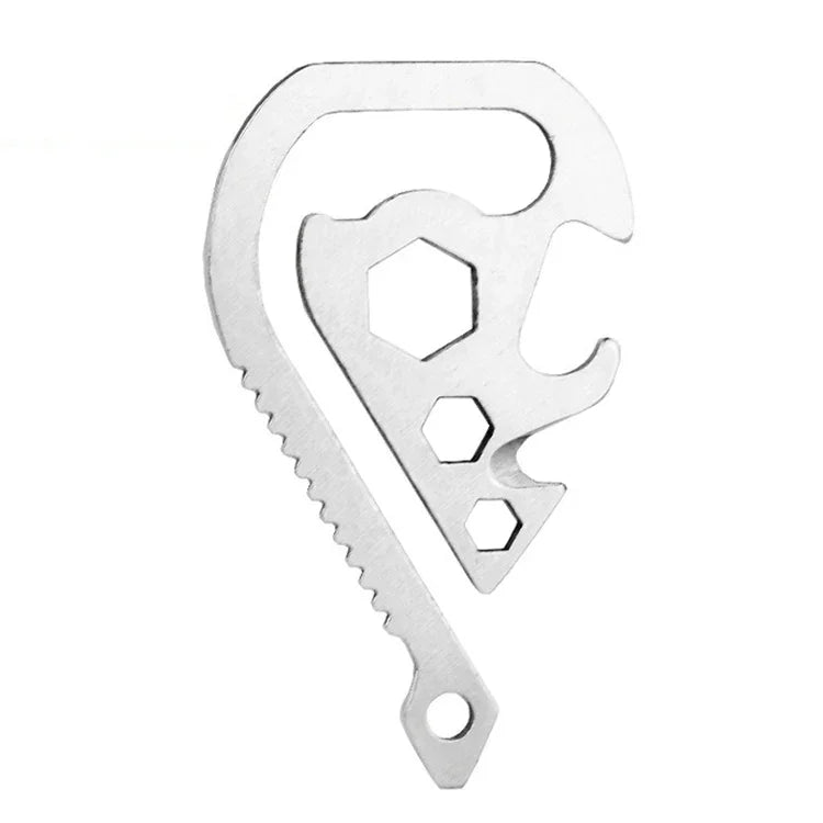 Dụng cụ khẩn cấp đa năng móc khóa EDC ngoài trời, dụng cụ khẩn cấp EDC