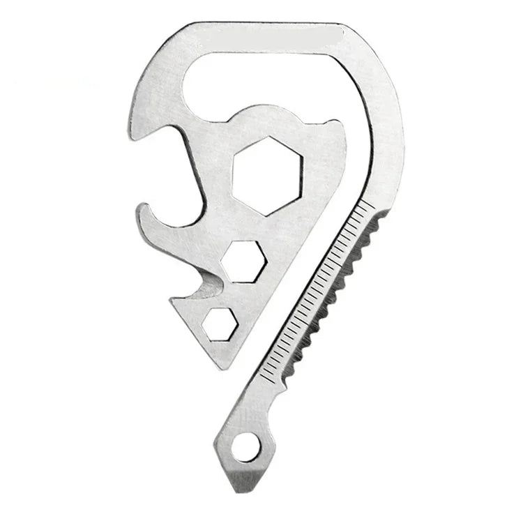 Dụng cụ khẩn cấp đa năng móc khóa EDC ngoài trời, dụng cụ khẩn cấp EDC