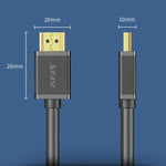 Cáp máy chiếu HDMI 4K Jasoz độ nét cao lõi đồng không oxy, chiều dài cáp:, 0.5m, 1m, 1.5m, 2m, 3m, 5m, 8m, 10m, 12m, 15m, 20m