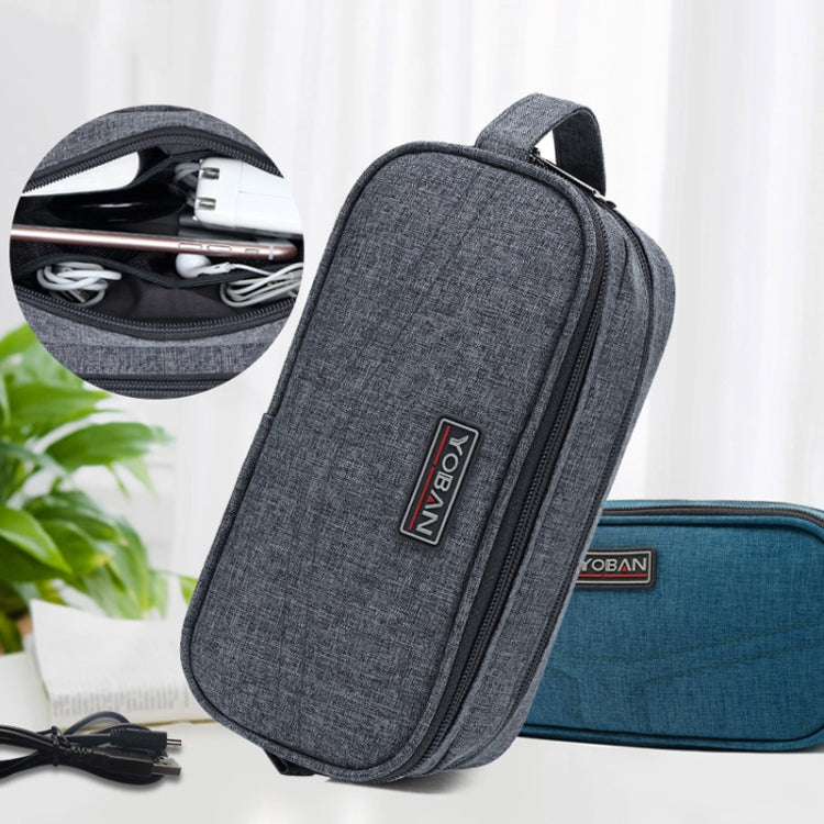 Túi đựng phụ kiện kỹ thuật số du lịch YOBAN Y-1054, chống nước đa chức năng, đựng cáp dữ liệu, sạc, đầu đọc thẻ