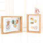 Khung ảnh bàn xoay gỗ hai mặt kích thước: 6 inch, 7 inch, 8 inch