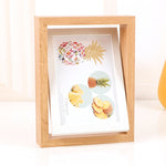 Khung ảnh bàn xoay gỗ hai mặt kích thước: 6 inch, 7 inch, 8 inch