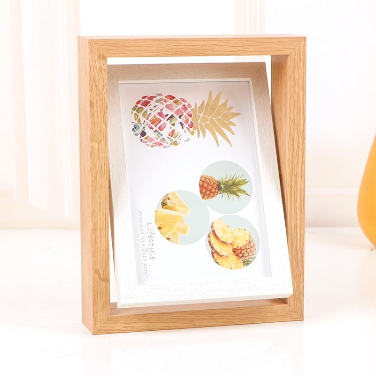 Khung ảnh bàn xoay gỗ hai mặt kích thước: 6 inch, 7 inch, 8 inch