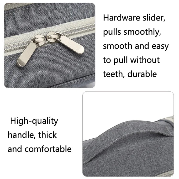 Túi Đựng Mỹ Phẩm Du Lịch Dung Tích Lớn YOBAN Y-1551L, Túi Đựng Ngoài Trời Có Móc, Di Động, Chống Mốc, Phân Tách Khô Ướt, Màu Tím, Đen, Xám