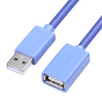 Cáp nối dài dữ liệu lõi đồng không oxy USB đực sang cái Jasoz, màu: đen 0.5m, đen 0.5m, đen 1m, đen 1.5m, đen 2m, đen 3m, đen 5m, xanh đậm 0.5m, xanh đậm 1m, xanh đậm 1.5m, xanh đậm 2m, xanh đậm 3m, xanh đậm 5m, đen 8m