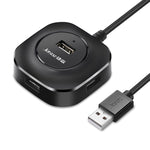 Bộ chia HUB USB2.0 4 cổng tốc độ cao Jasoz 1 ra 4, màu đen 0.3m, đen 0.5m, đen 1.2m, trắng 0.3m, trắng 0.5m, trắng 1.2m