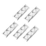 30 kẹp khăn trải bàn bằng thép không gỉ, kẹp bàn tam giác linh hoạt cho dã ngoại, 30 cái (Cổ điển), 30 cái (Sóng)