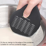 Cây cạo silicon, dụng cụ cạo kem, dao cắt bơ, cây lau dao, dao cắt lau (Đen), dao cắt lau (Đỏ)