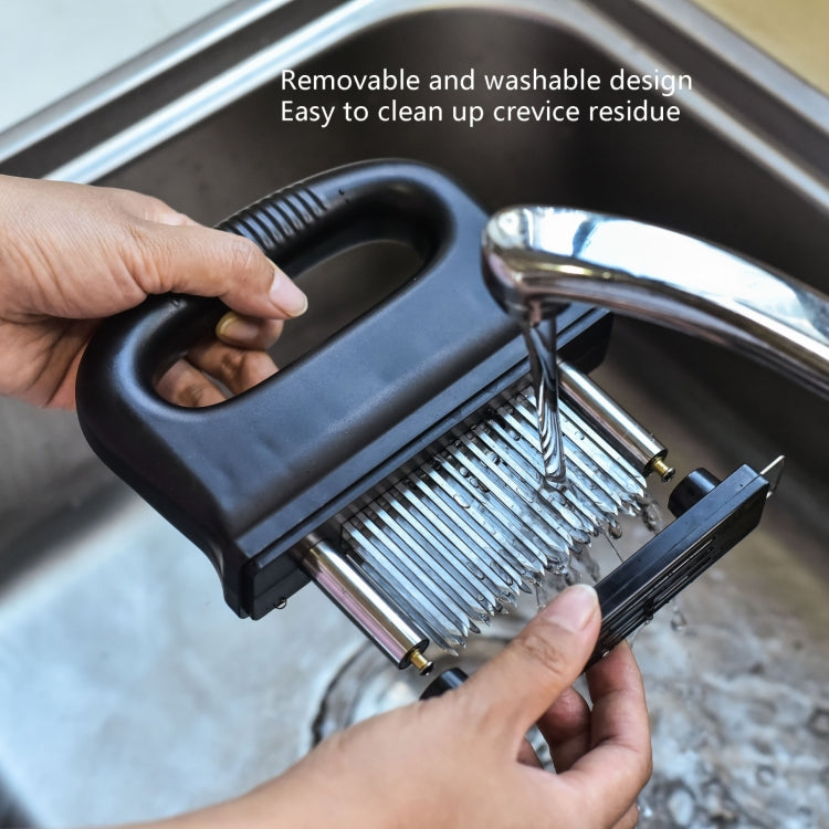 Dụng cụ làm mềm thịt có tay cầm 48 chấu, dụng cụ nhà bếp cho thịt nạc, thịt nướng, 48 chấu 20A48