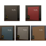 Album ảnh dán thủ công da lộn 12 inch, màu đen viền vàng, đỏ bụi gia đình, xanh Ba Tư, xám cà phê cao cấp, năm vàng