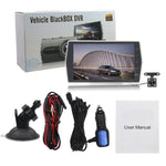 Máy ghi hình lái xe trước và sau với ống kính kép 4 inch HD 1080P có tầm nhìn ban đêm, 1080P