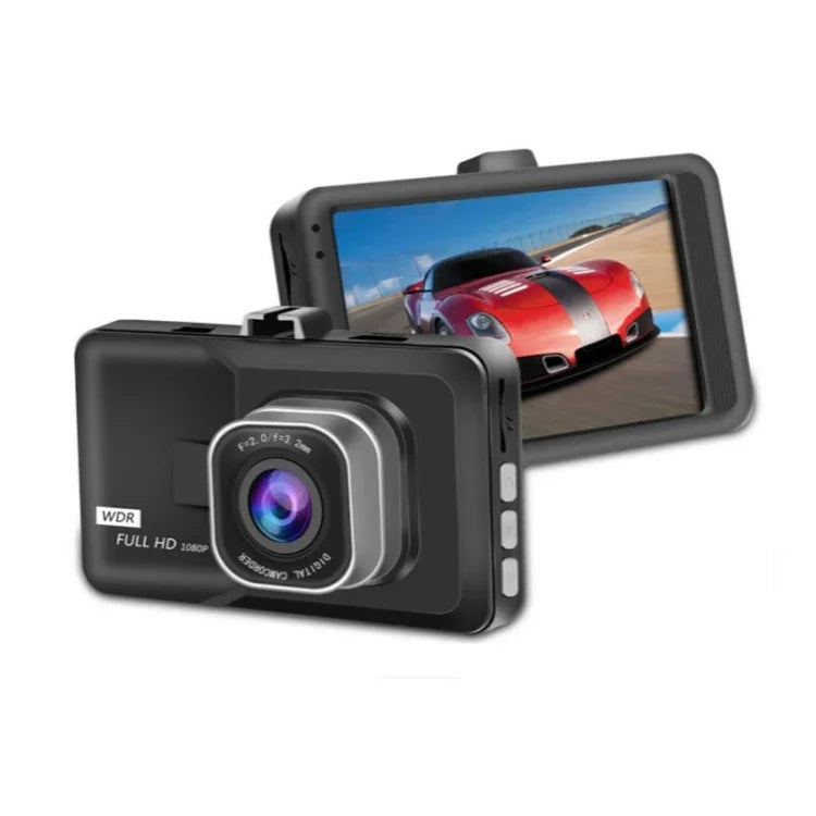 Máy ghi hình lái xe góc rộng HD 1080P 3.0 inch với hình ảnh lùi, Thông số kỹ thuật: Ghi hình đơn độ phân giải bình thường (Màu đen)