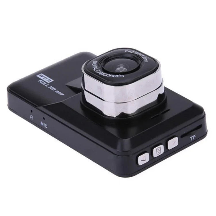 Máy ghi hình lái xe góc rộng HD 1080P 3.0 inch với hình ảnh lùi, Thông số kỹ thuật: Ghi hình đơn độ phân giải bình thường (Màu đen)
