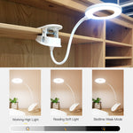 Đèn bàn kẹp YAGE YG-8102 2W 18 bóng LED, công tắc cảm ứng, điều chỉnh độ sáng 3 cấp, đèn LED bảo vệ mắt