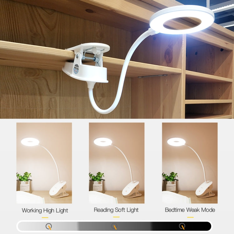 Đèn bàn kẹp YAGE YG-8102 2W 18 bóng LED, công tắc cảm ứng, điều chỉnh độ sáng 3 cấp, đèn LED bảo vệ mắt