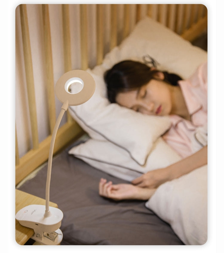 Đèn bàn kẹp YAGE YG-8102 2W 18 bóng LED, công tắc cảm ứng, điều chỉnh độ sáng 3 cấp, đèn LED bảo vệ mắt