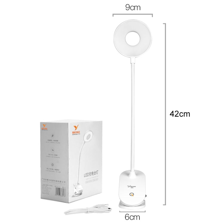 Đèn bàn kẹp YAGE YG-8102 2W 18 bóng LED, công tắc cảm ứng, điều chỉnh độ sáng 3 cấp, đèn LED bảo vệ mắt