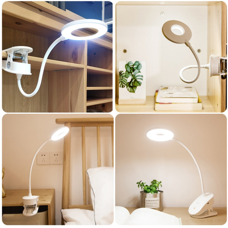 Đèn bàn kẹp YAGE YG-8102 2W 18 bóng LED, công tắc cảm ứng, điều chỉnh độ sáng 3 cấp, đèn LED bảo vệ mắt