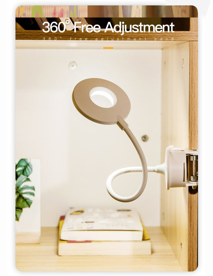 Đèn bàn kẹp YAGE YG-8102 2W 18 bóng LED, công tắc cảm ứng, điều chỉnh độ sáng 3 cấp, đèn LED bảo vệ mắt