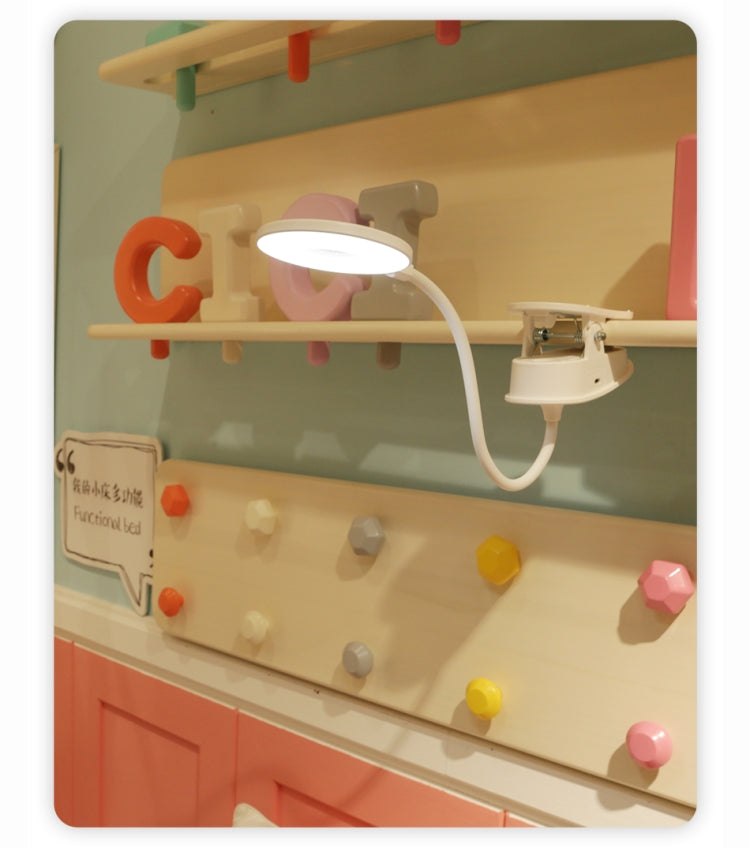 Đèn bàn kẹp YAGE YG-8102 2W 18 bóng LED, công tắc cảm ứng, điều chỉnh độ sáng 3 cấp, đèn LED bảo vệ mắt