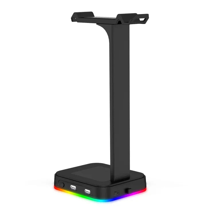 Giá đỡ tai nghe RGBD9 RGB đổi màu, giá đỡ tai nghe chơi game có cổng USB kép, RGBD9