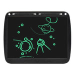 Máy tính bảng sạc 15 inch bảng viết đôi cho trẻ em, Bảng vẽ LCD, Dòng đơn sắc (Xanh dương), Dòng đơn sắc (Hồng), Dòng đơn sắc (Đen), Dòng màu xanh dương (Xanh dương), Dòng màu (Hồng), Dòng màu (Đen)