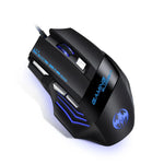 Chuột chơi game GAMING BLOODBAT GM02 có dây USB 7 phím quang điện tử với đèn hô hấp kỹ thuật số