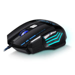 Chuột chơi game GAMING BLOODBAT GM02 có dây USB 7 phím quang điện tử với đèn hô hấp kỹ thuật số