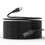 Cáp nối dài USB 3.0 đực sang cái D.Y.TECH, chip chống nhiễu kép, chiều dài:, 10m, 15m