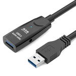 Cáp nối dài USB 3.0 đực sang cái D.Y.TECH, chip chống nhiễu kép, chiều dài:, 10m, 15m