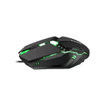 2 cái Chuột chơi game có dây K-Snake M11 4 phím 1600DPI phát sáng cho máy tính xách tay và máy tính để bàn, chiều dài cáp: 1,5m