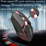 2 cái Chuột chơi game có dây K-Snake M11 4 phím 1600DPI phát sáng cho máy tính xách tay và máy tính để bàn, chiều dài cáp: 1,5m