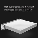 Ghế tắm gắn tường nhà vệ sinh TX-116N-UP cho người già, màu đen, trắng
