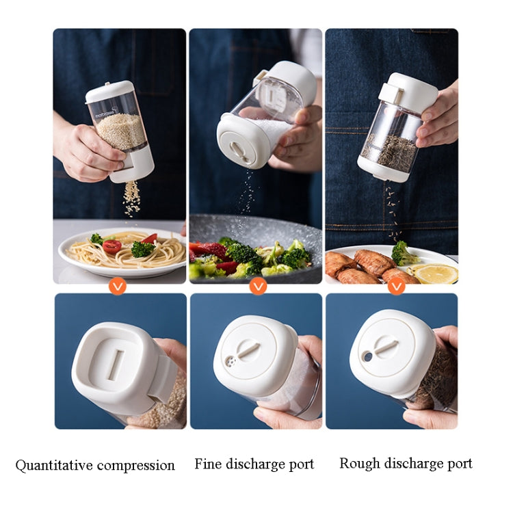 Hộp đựng gia vị Marbrasse đo lường, loại nhấn, chai gia vị xoay kín, hộp gia vị nhà bếp, đơn chiếc, đo lường