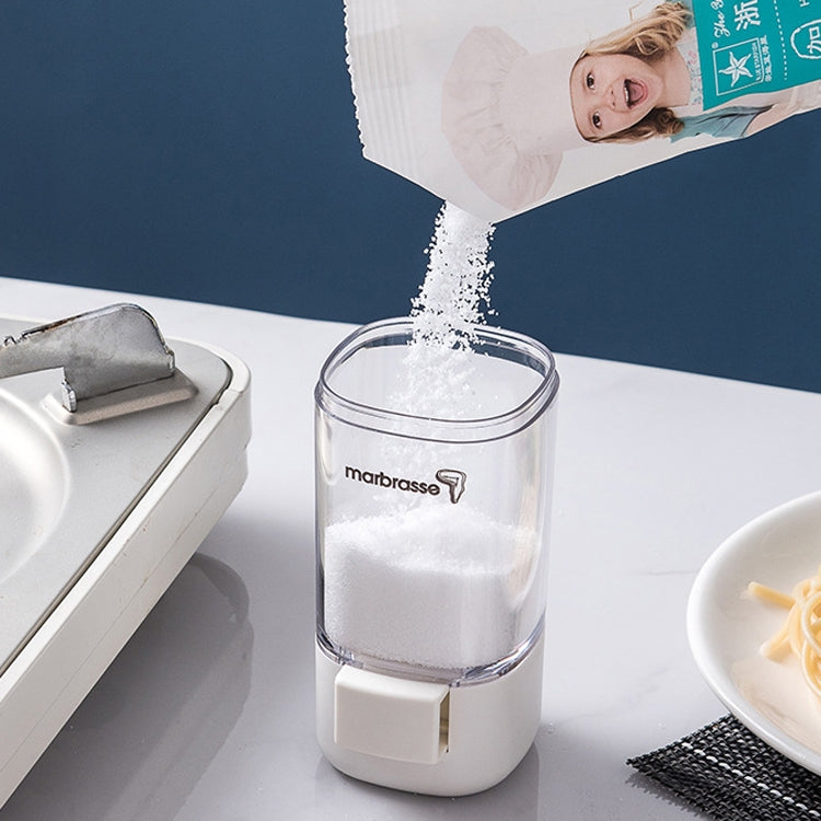 Hộp đựng gia vị Marbrasse đo lường, loại nhấn, chai gia vị xoay kín, hộp gia vị nhà bếp, đơn chiếc, đo lường