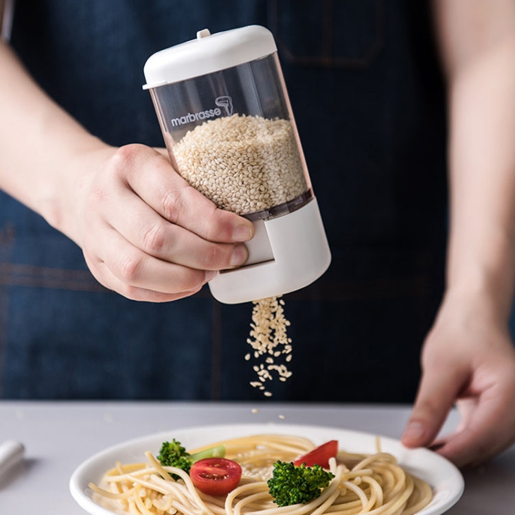 Hộp đựng gia vị Marbrasse đo lường, loại nhấn, chai gia vị xoay kín, hộp gia vị nhà bếp, đơn chiếc, đo lường