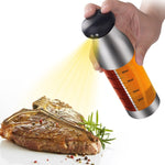 Bình xịt dầu inox kiểu đẩy Bình xịt dầu và giấm nướng BBQ, Bình xịt dầu kiểu đẩy