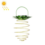 Đèn dứa năng lượng mặt trời đèn lồng sắt rèn dây đồng LED trang trí vườn ngoài trời chống nước, 24 LED, 60 LED