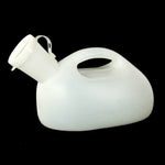 Bô đi vệ sinh du lịch 2000ML cho bé, trẻ em chống rò rỉ, bô tiểu di động có nắp, bô người già dày, dung tích lớn, bô đêm, 2 cái 2000ML (Trắng)