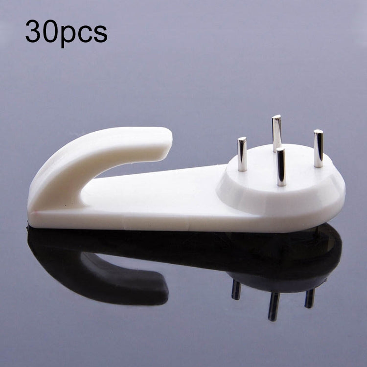 Bộ 30 móc treo không cần đóng đinh, móc treo ảnh chắc chắn, móc treo tường vô hình không để lại dấu, kích thước: rất lớn, lớn, trung bình, khe cắm thẻ