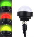 Đèn cảnh báo ba màu an toàn 24V LED chỉ báo bán cầu chống nước, kiểu 1, kiểu 2