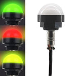 Đèn cảnh báo ba màu an toàn 24V LED chỉ báo bán cầu chống nước, kiểu 1, kiểu 2