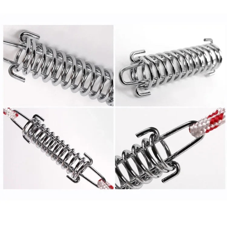 Khóa dây lò xo cho lều ngoài trời, khóa dây thép chịu lực cao, khóa cố định mái che
