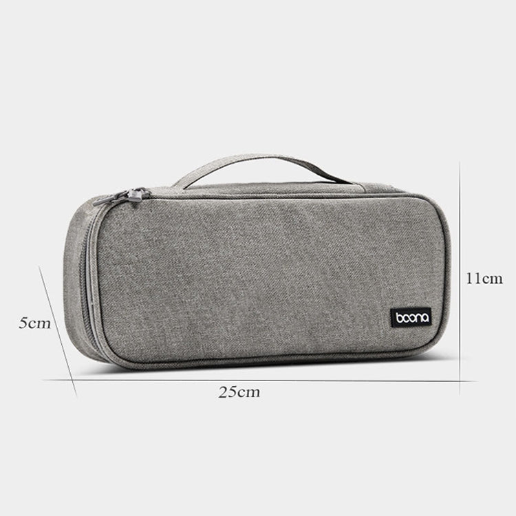 Túi đựng phụ kiện sạc cáp nguồn laptop Baona BN-B002, Màu xám, Đen
