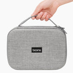 Hộp bảo vệ lưu trữ kỹ thuật số cáp nguồn laptop Baona BN-F011, Màu xám, Đen, Xám cỡ lớn, Đen cỡ lớn