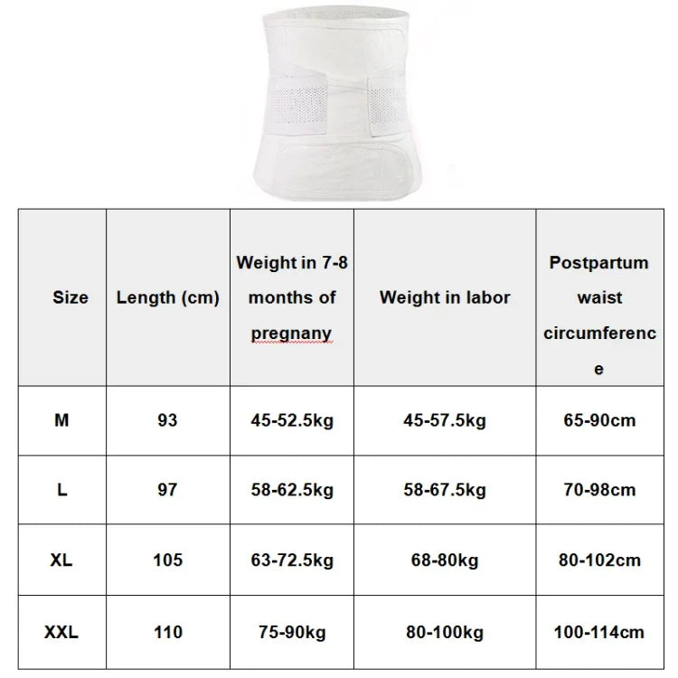 Đai bụng sau sinh bằng vải gauze cotton cho mổ lấy thai và sinh thường, đai eo, M, L, XL, XXL