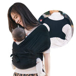 Địu bé đôi vai trước cầm tay di động, kích thước:, M (Đen), L (Đen), M (Xám), L (Xám)