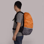 2 cái bọc mưa ba lô phát sáng phối màu cho leo núi ngoài trời, S 18-30L, M 30-40L, L 45-55L, XL 58-70L