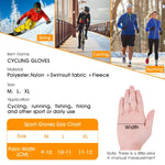 Găng tay trượt tuyết lông cừu ấm mùa đông WEST BIKING YP0211220 chống trượt silicon, M, L, XL