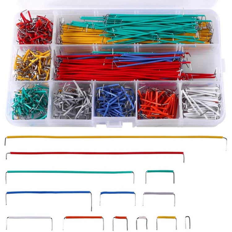 Bộ dây nhảy 14 kích thước hình chữ U không cần hàn cho breadboard, 840 chiếc, 560 chiếc, 140 chiếc